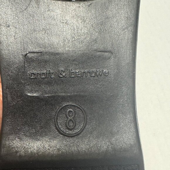 Croft & Barrow Shoes Women's 8 M Black Sandals w/ Closed heels slip on - Picture 7 of 14